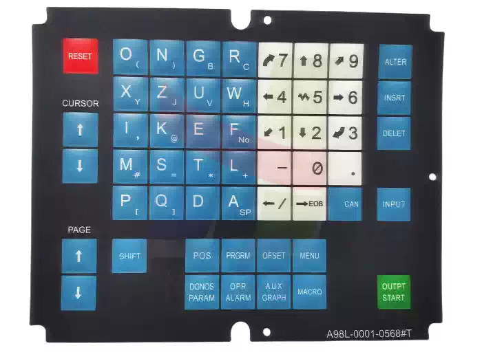 A98L-0001-0568# T panel sticker A98L-0001-0568#M button film 1PCS