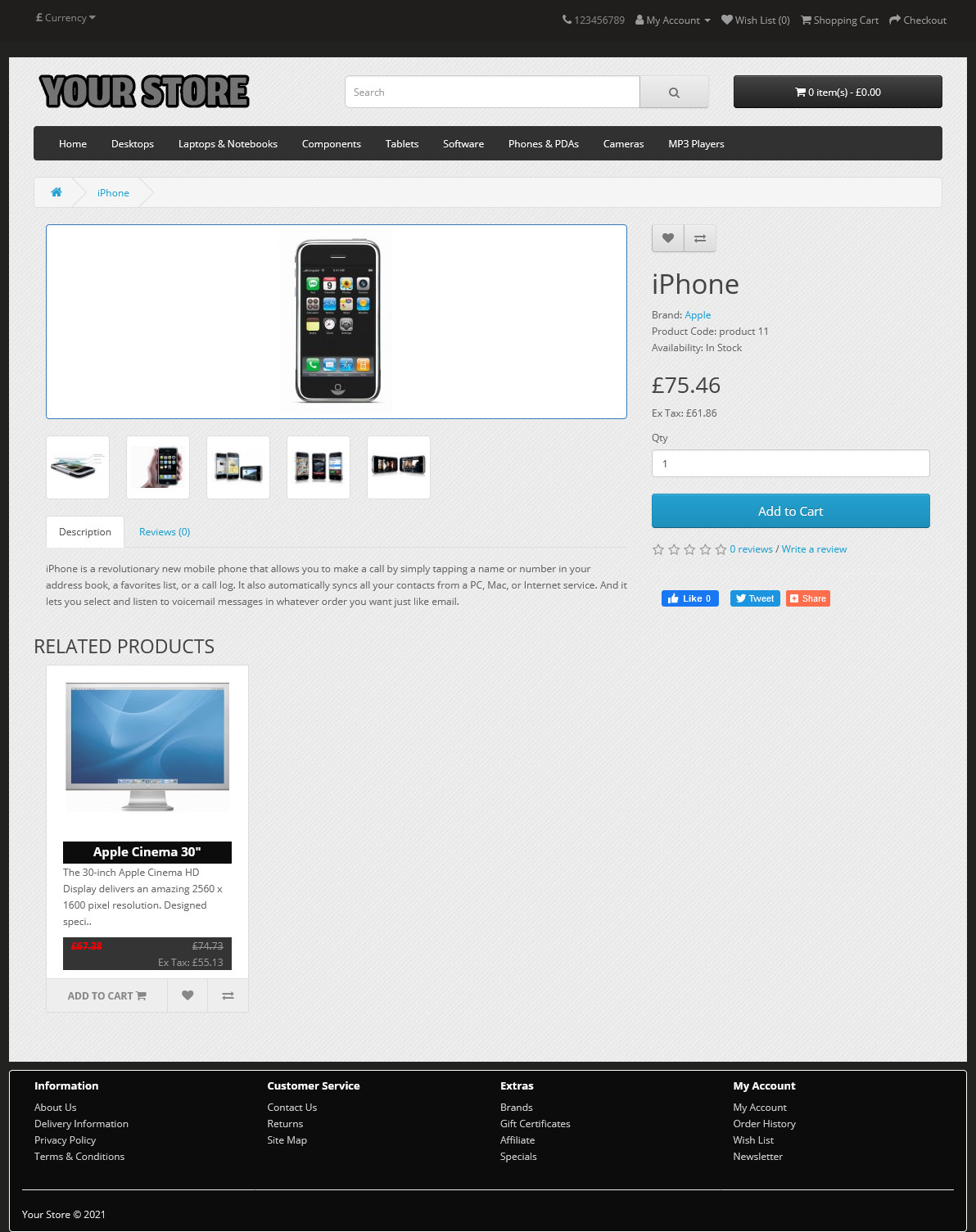 Premium Ecommerce Website For Sale – Responsive Shopping Cart Store