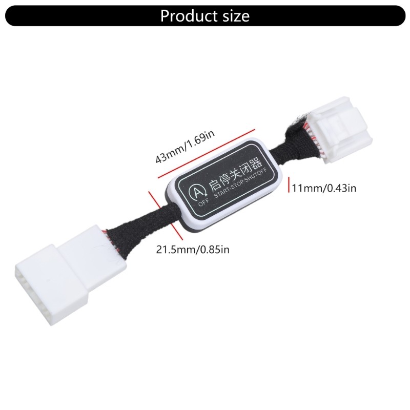 Energy Saving Switch Engine Stop Feature Deactivator for Disabling Engine Auto