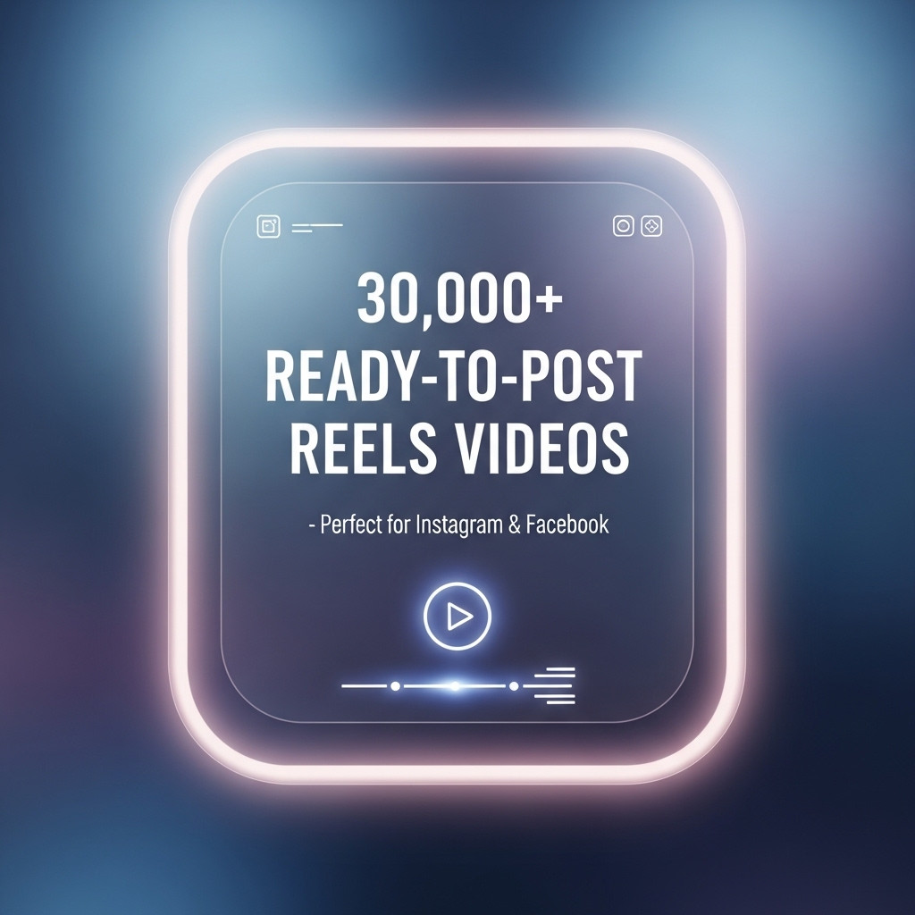 Massive Bundle of 30,000+ Reels Videos – Perfect for Instagram, Facebook