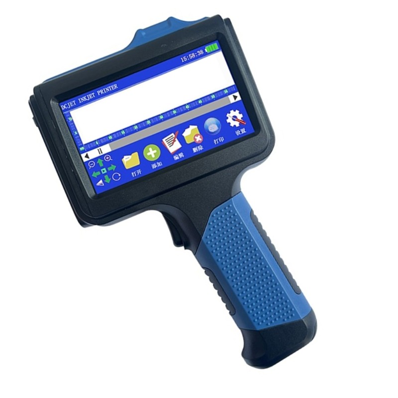 Handhelds Inkjet Printers 12.7mm BarBatchCode Date Number Jet Inkjet Printers