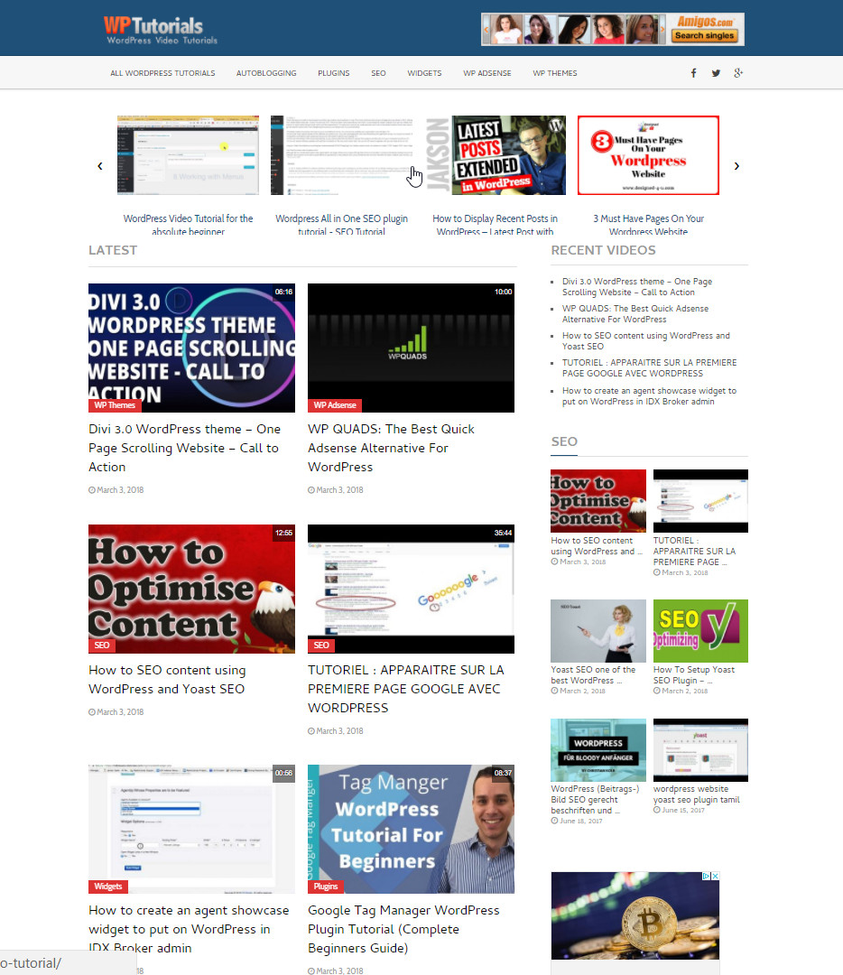 🥇 Turnkey WordPress Video Tutorials Website Script, Make $100+ a Day Autopilot