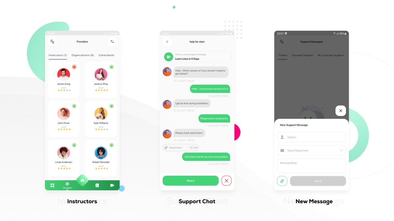 Boost LMS Flutter Mobile App | Android & iOS | Learning Management System