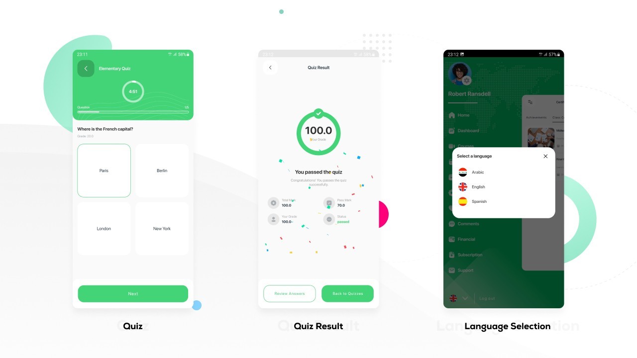 Boost LMS Flutter Mobile App | Android & iOS | Learning Management System