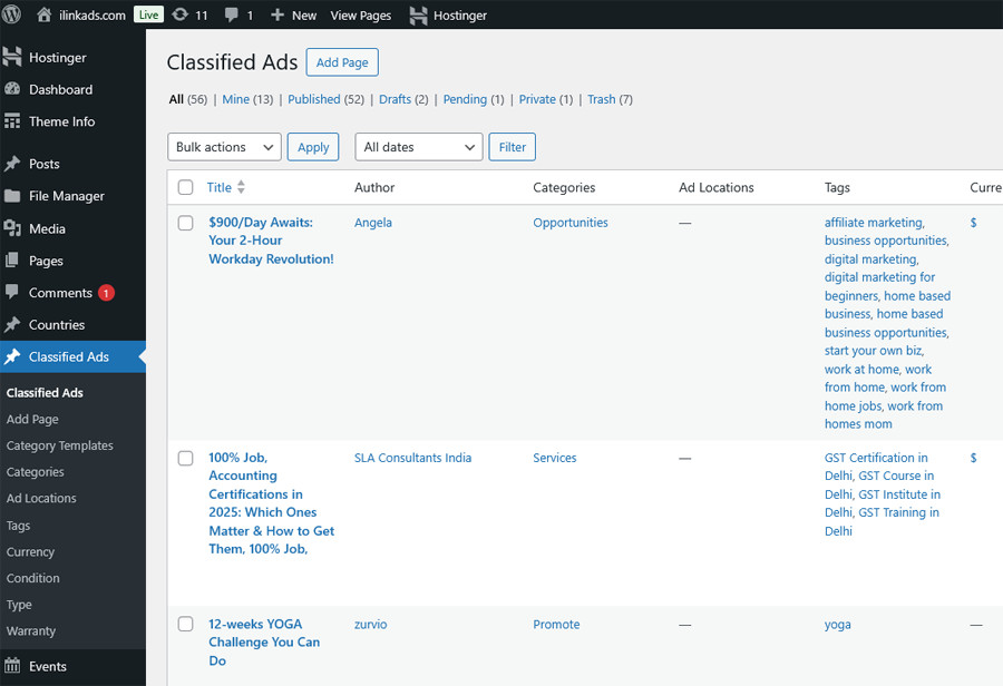 Monetized Website for Sale – iLinkAds.com + Members | Ad Revenue Ready! 💰