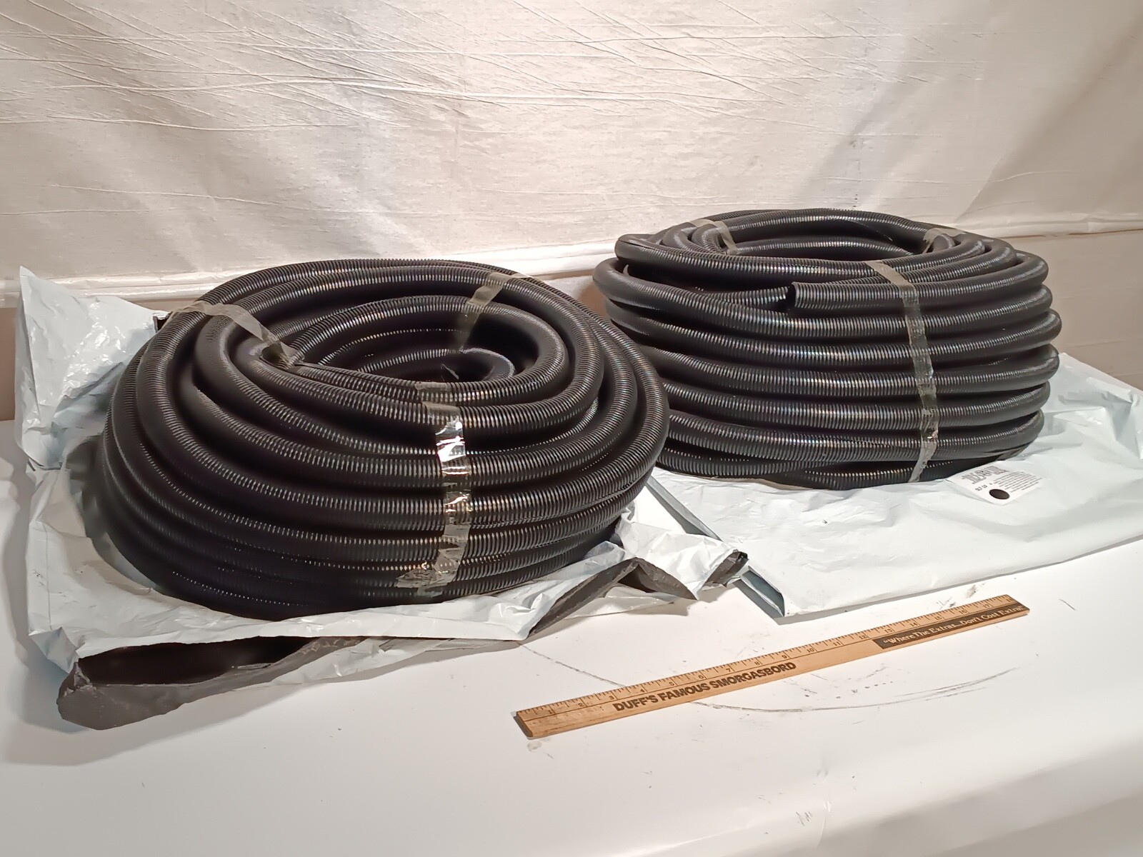 Absolute USA SLT-10 one inch by 100 feet split loom tube, grey, as shown