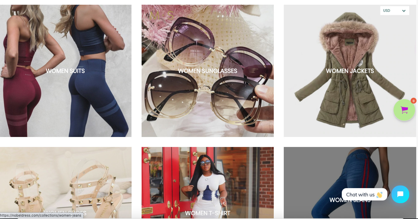 Shopify Store – nobeldress.com –