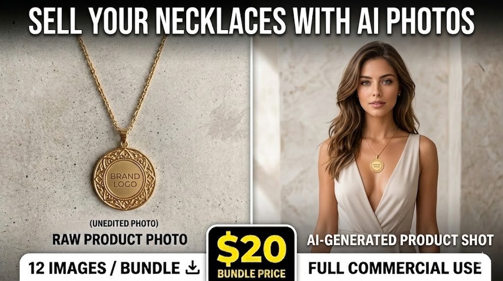 12 Premium AI Product Images | Professional E-Commerce Photoshoot | Fast Deliver