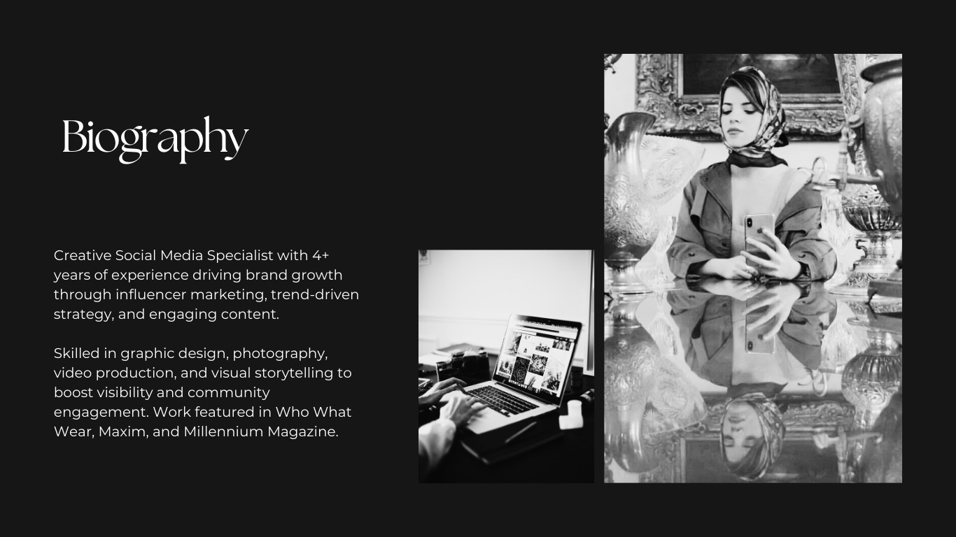 Creative Portfolio Template | Website | Customizable