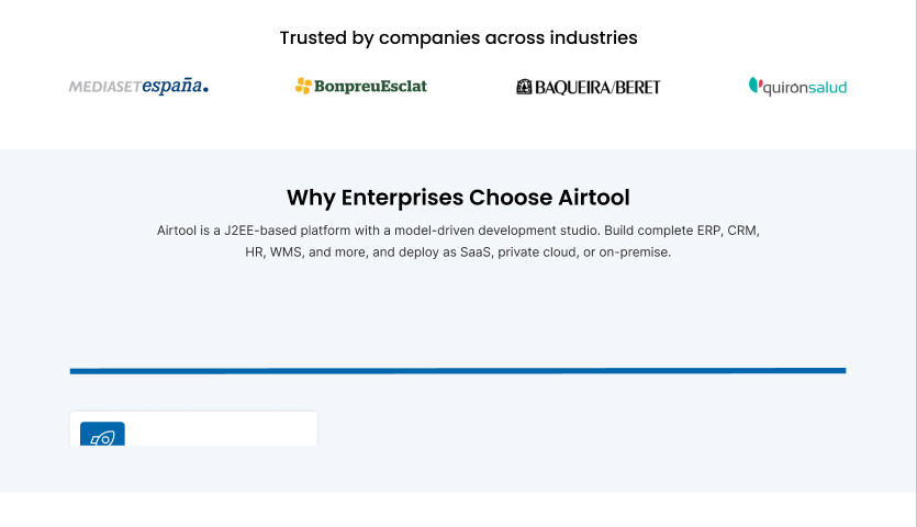 Enterprise Business Website Template | SaaS Landing Page | ERP CRM Platform