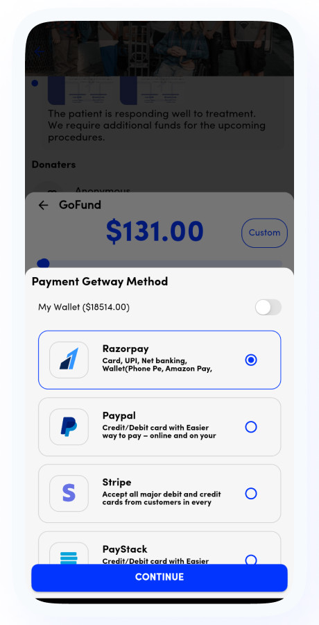GiveFund Flutter Fundraising App | Donation, Crowdfunding Platform + Admin Panel