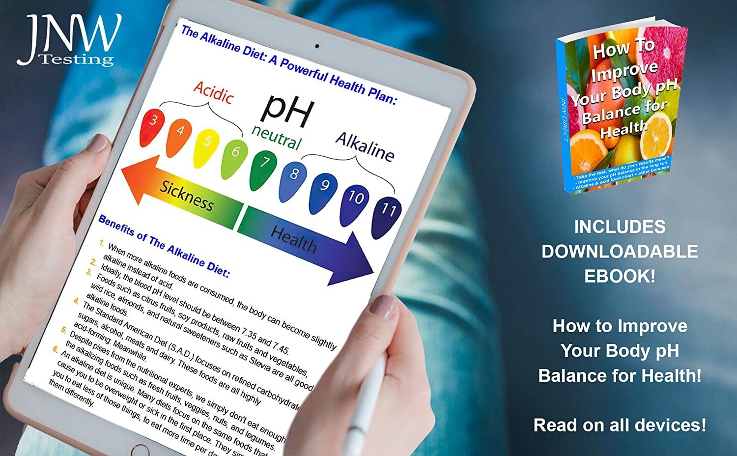 pH Strips for Urine and Saliva Testing – Alkaline 150 Pieces with Ebook NEW