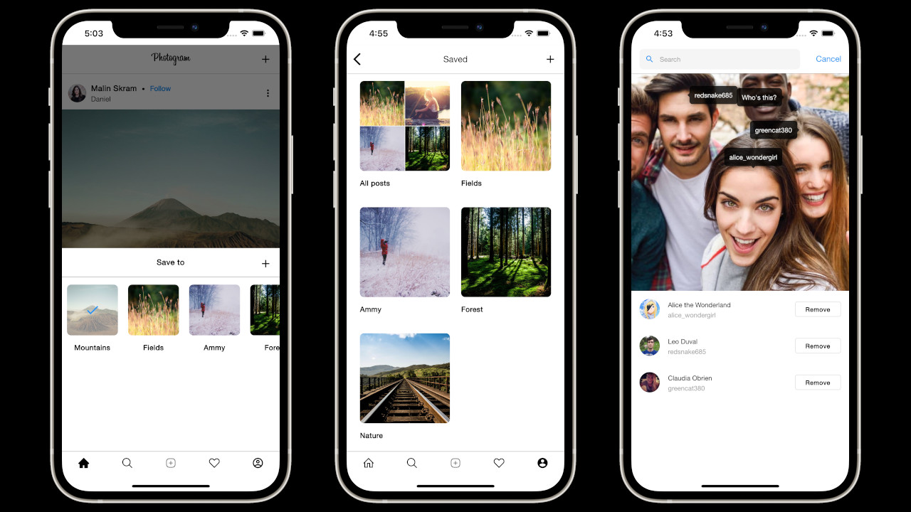 Snapogram Social Network Flutter App | Android + iOS | Photo Sharing Platform