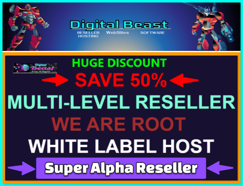 Super Alpha Reseller Hosting Free SSL-Cloudlinex SSD & USA Server SSL Websites