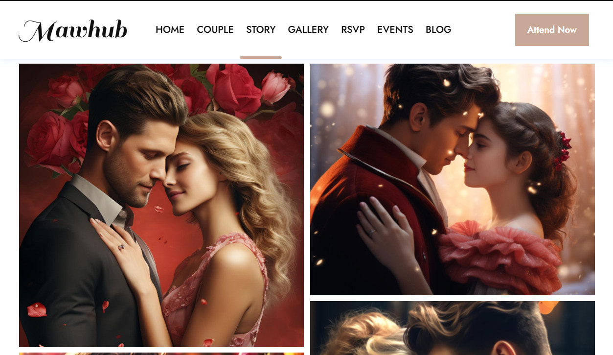 Rustic Wedding Invite / RSVP Website – Ready to Run + 1-Year Domain and Hosting