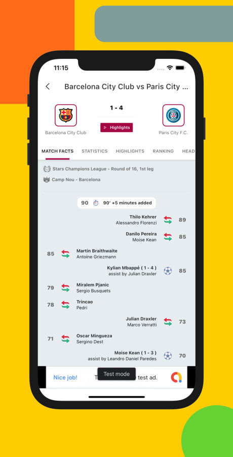 TeamNation – Soccer, Football, Cricket Sports Flutter App | Android + iOS | PHP