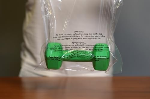 400 Count Clear Poly Bags Combo Pack 9×12 & 12×15 Self-Seal Shipping Storage