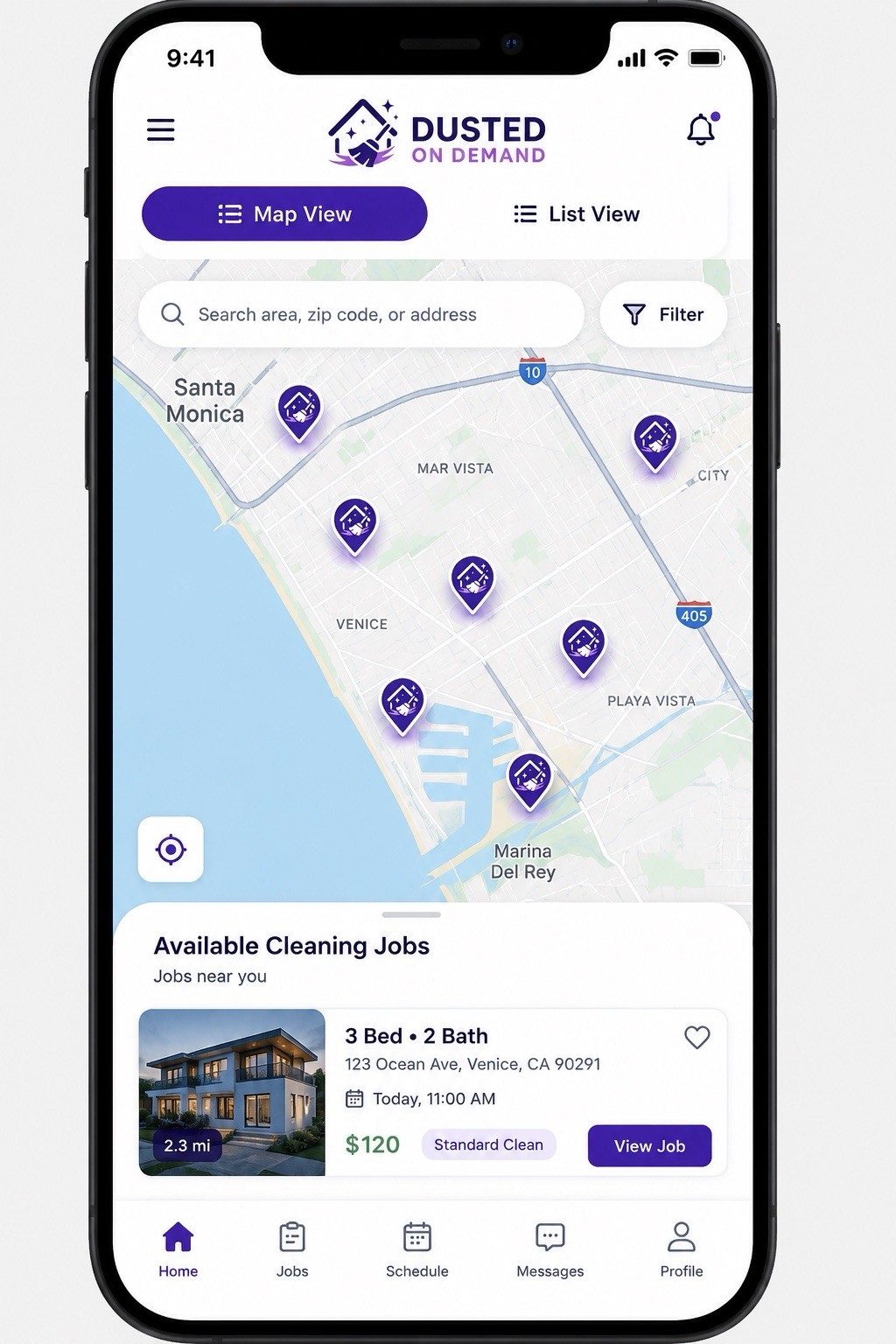 DUSTED Startup Project | Cleaning Marketplace | Website | Domains | UI/UX Assets