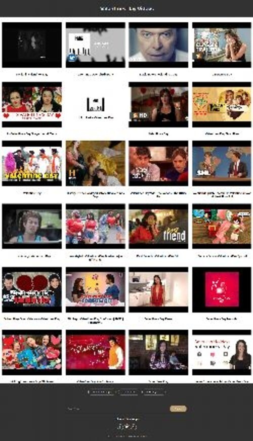 Valentine’s Day Video Website