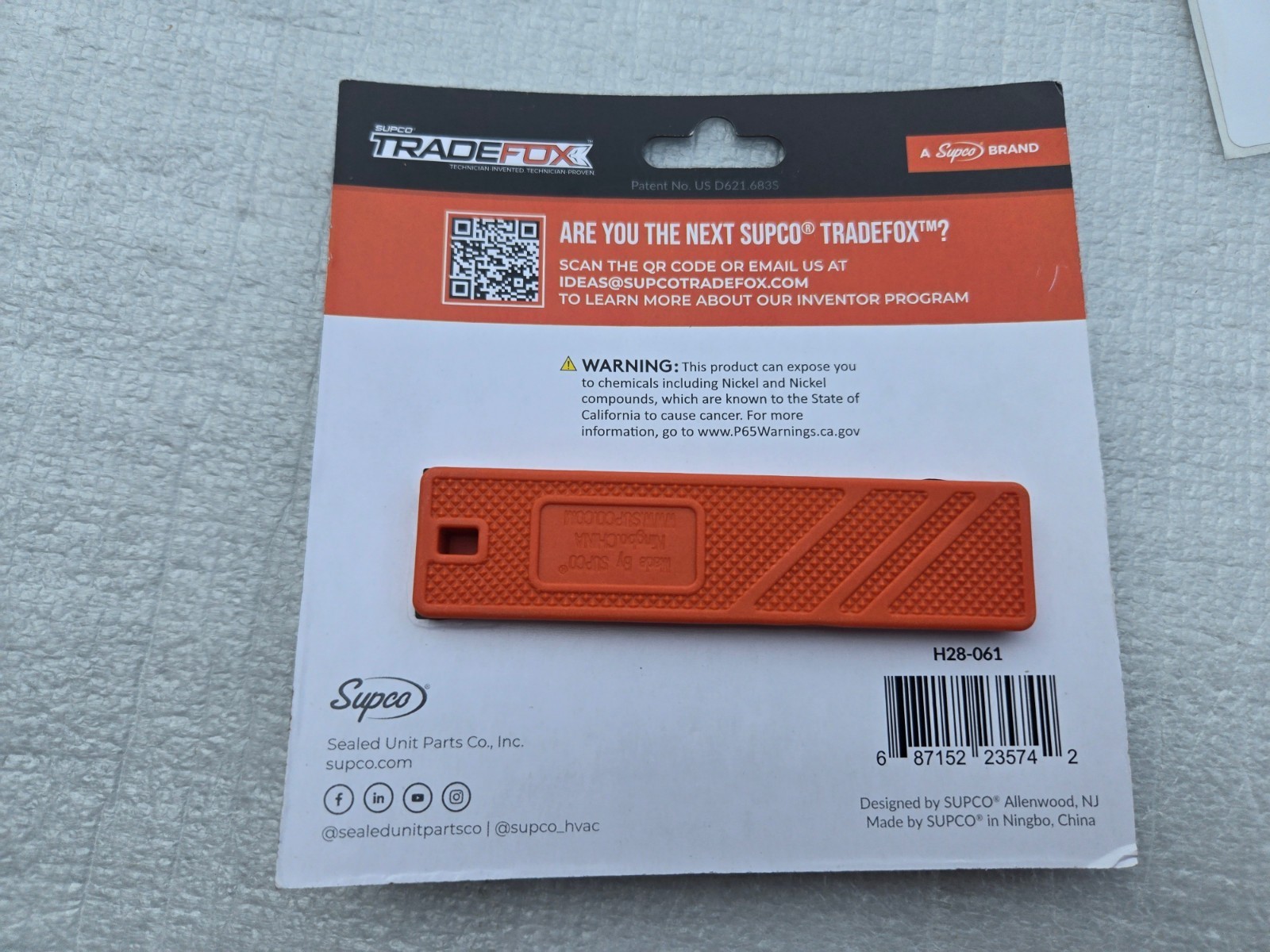 Supco FPRO100 Furnace Pro Switch Clip Engages Interlock Switch for Service