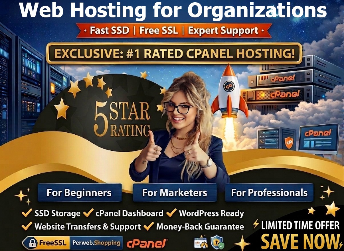 Web Hosting for Organizations – 🏢 Unlimited SSD, Free SSL, 24×7 Help- $14.99/Yr