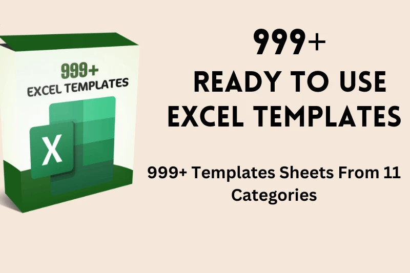 999+ Ready-to-Use Excel Templates| Instant Download| Passive Income