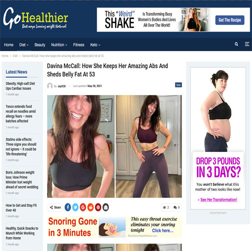 Self Updating Health News Website – No work needed. Huge Earnings Potential