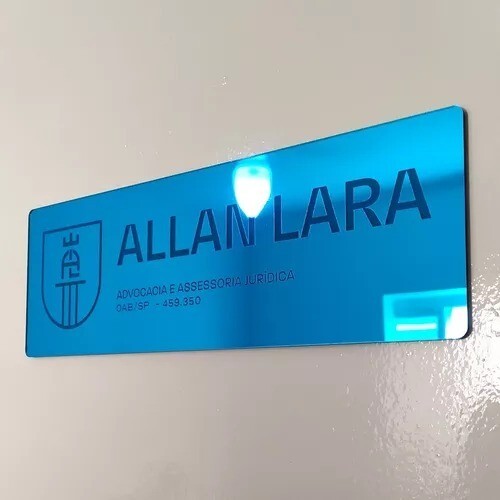 Door plate 11×3”