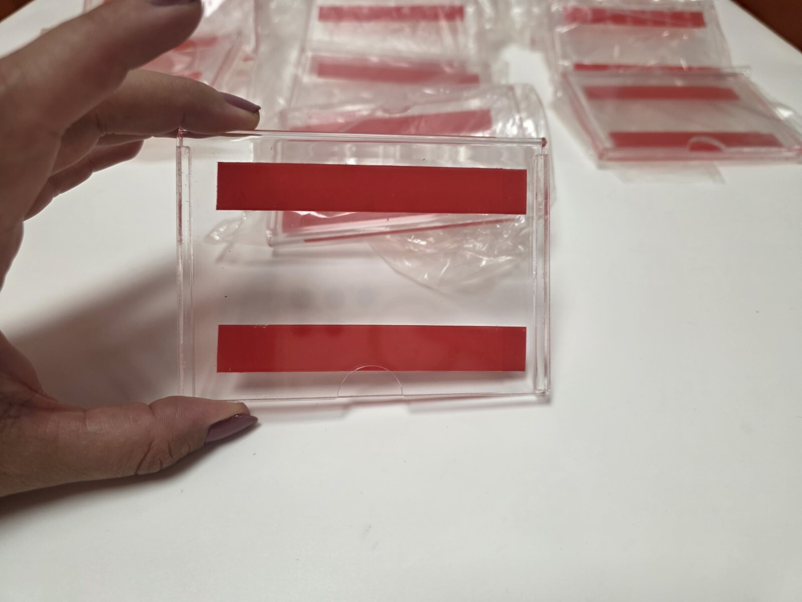 Counter Acrylic Card Display LOT OF 11 (NEW) 3M Pre-installed