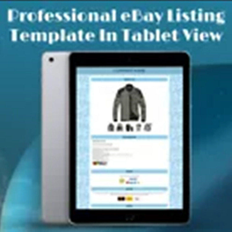 eBay Listing Template Responsive Mobile Design HTML Professional Design