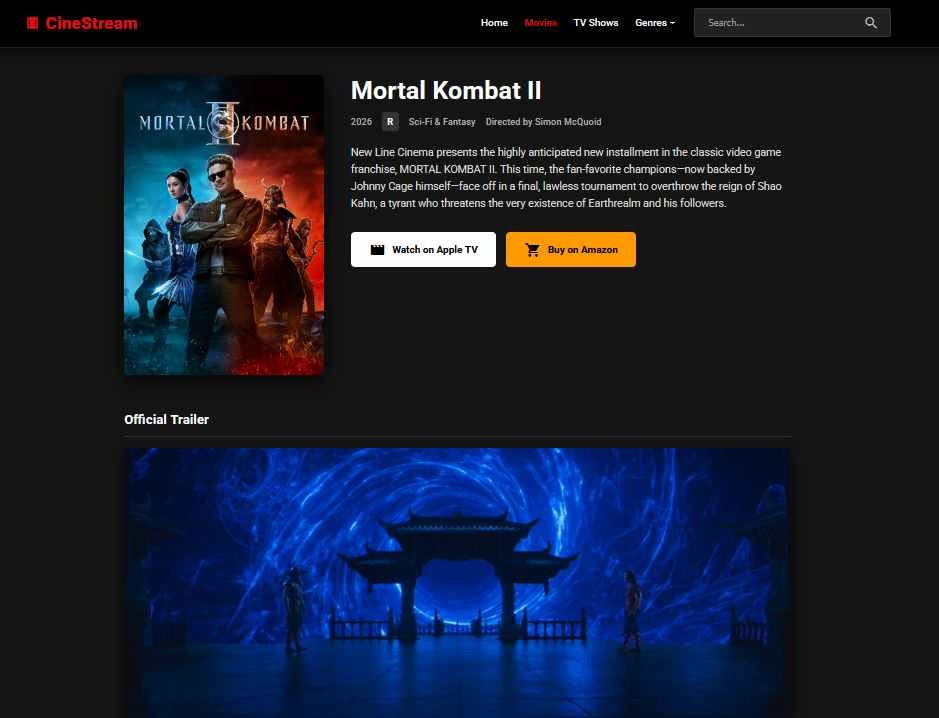 Fully Automated Movie & TV Show Streaming Site – Passive Income Web Business