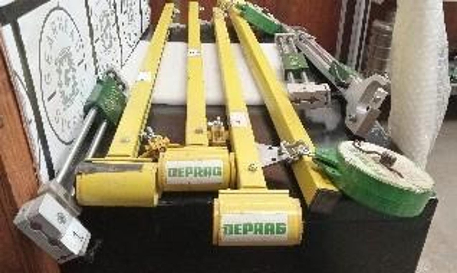 8 pc Deprag Tool Balancer Trolley Rail w/2 Tool Balancers 808690D 2-3kg GHA-10