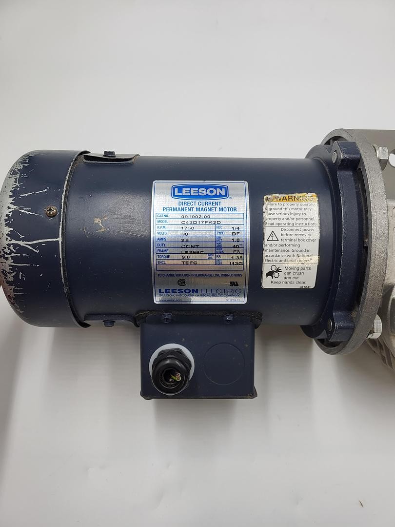 Leeson 1/4 HP motor C42D17FK2D Cat 098002.00 & AL505-100 / 1-A-56C