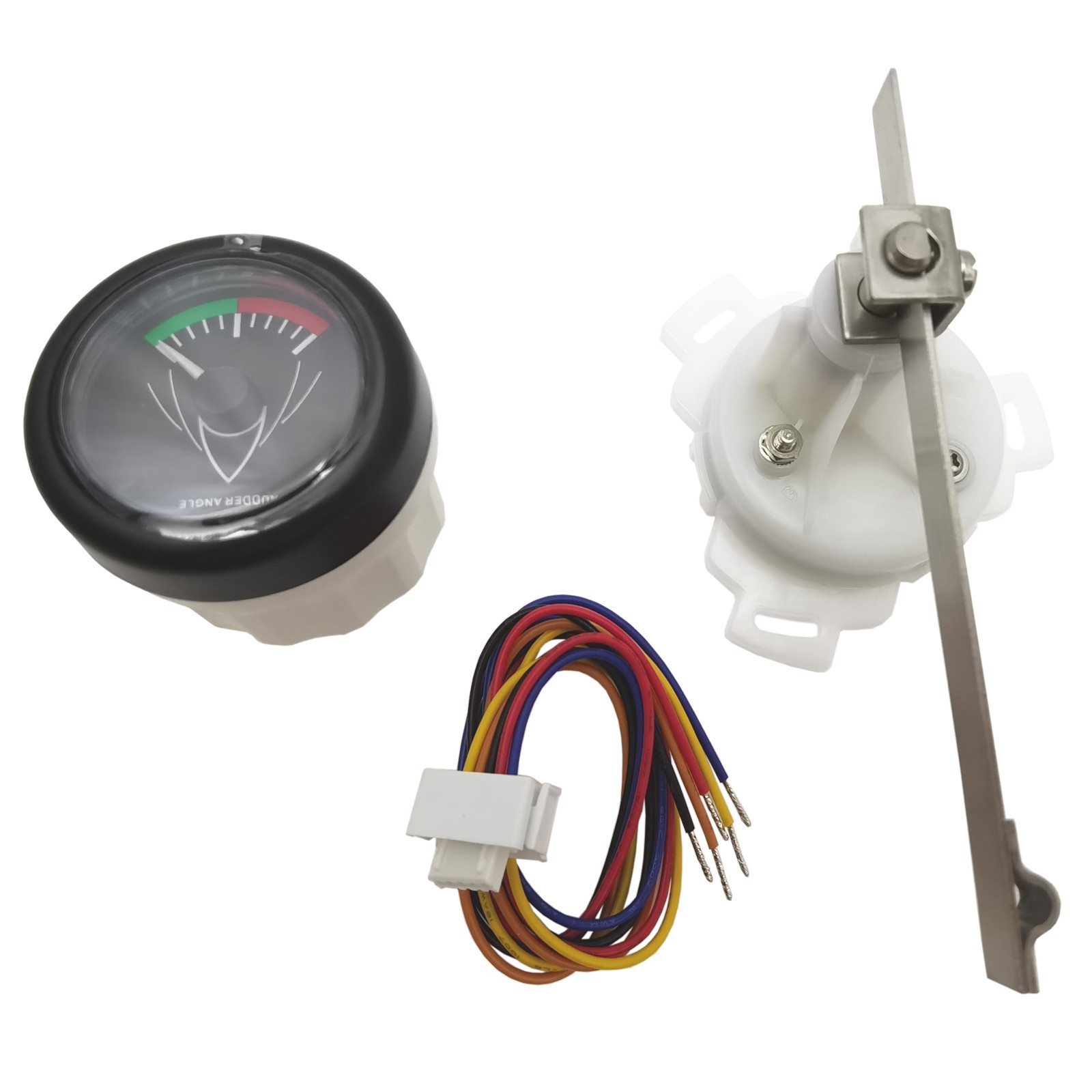 Boat Rudder Angle Indicator with Marine Rudder Direction Sensor 12V/24V 0-190Ω