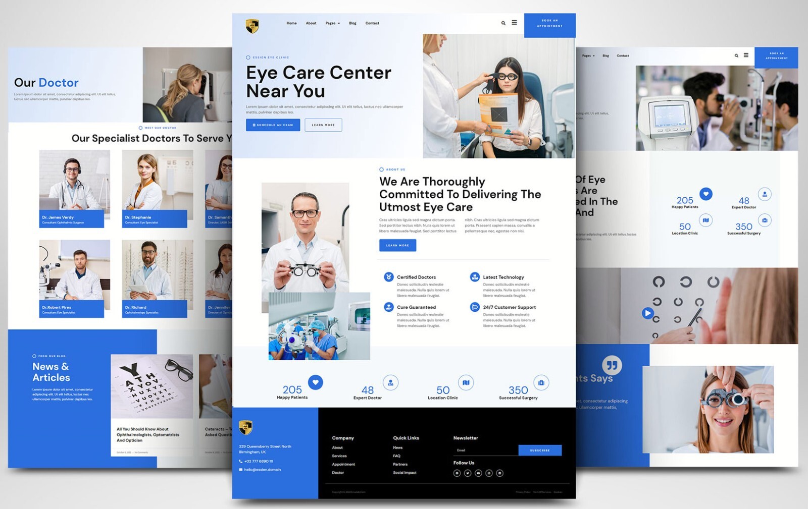 CUSTOM PROFESSIONAL WEBSITE FOR DOCTORS, CLINICS, MEDICAL SERVICES & HEALTHCARE