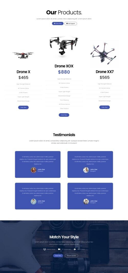 Beautiful Elementor Templates 18 , WordPress, Mobile Responsive, Slider Website.