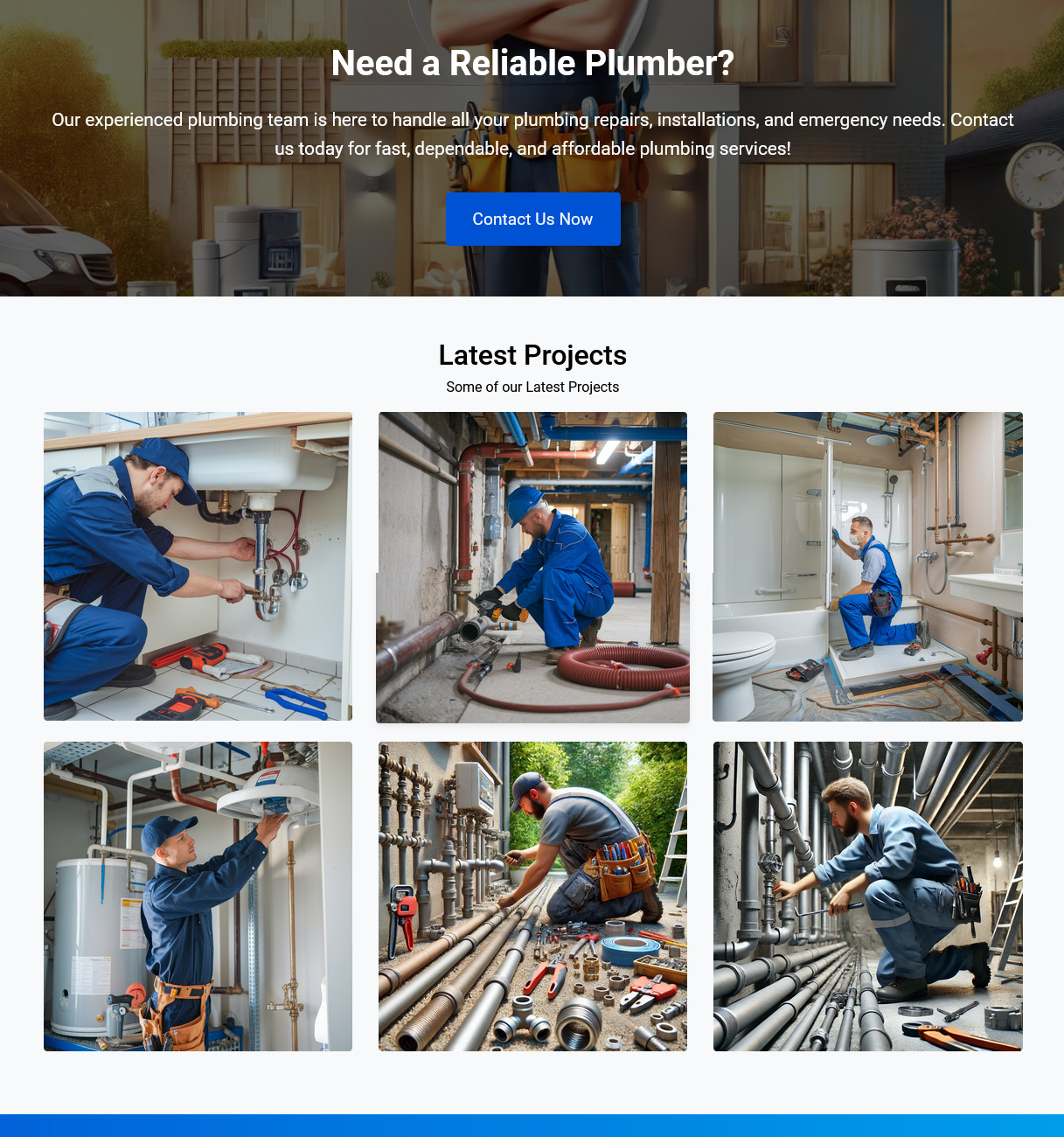 Plumbing Services Business Website | Ready-to-Use Professional Platform