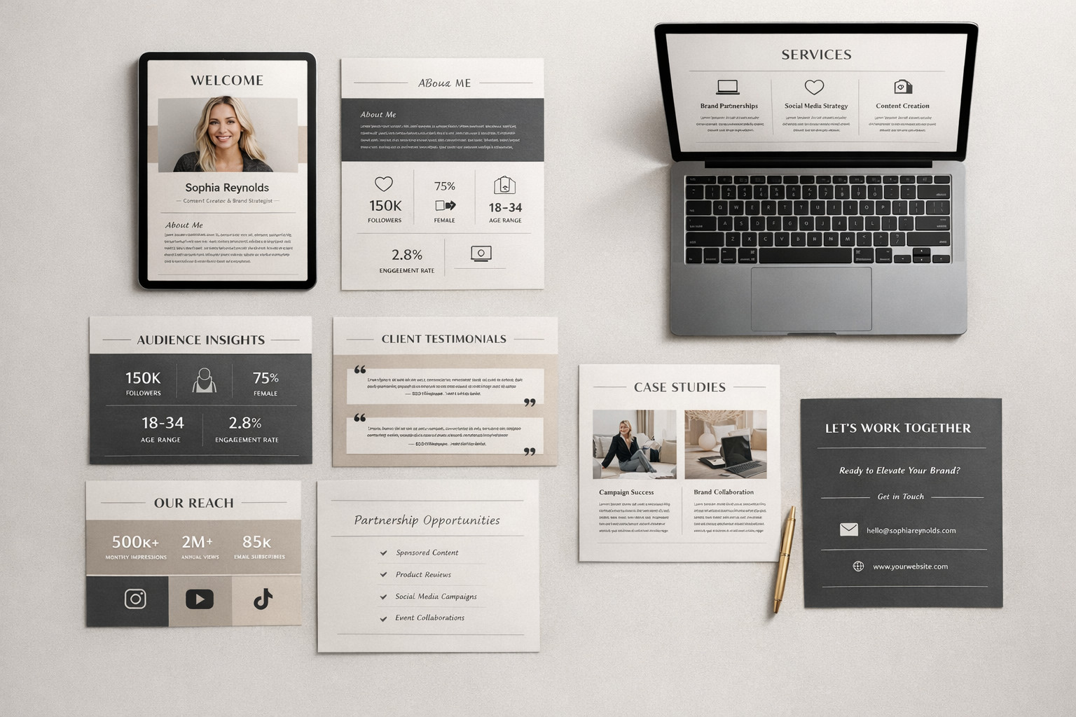 Personal Brand Kit – Canva Templates for Coaches & Creators