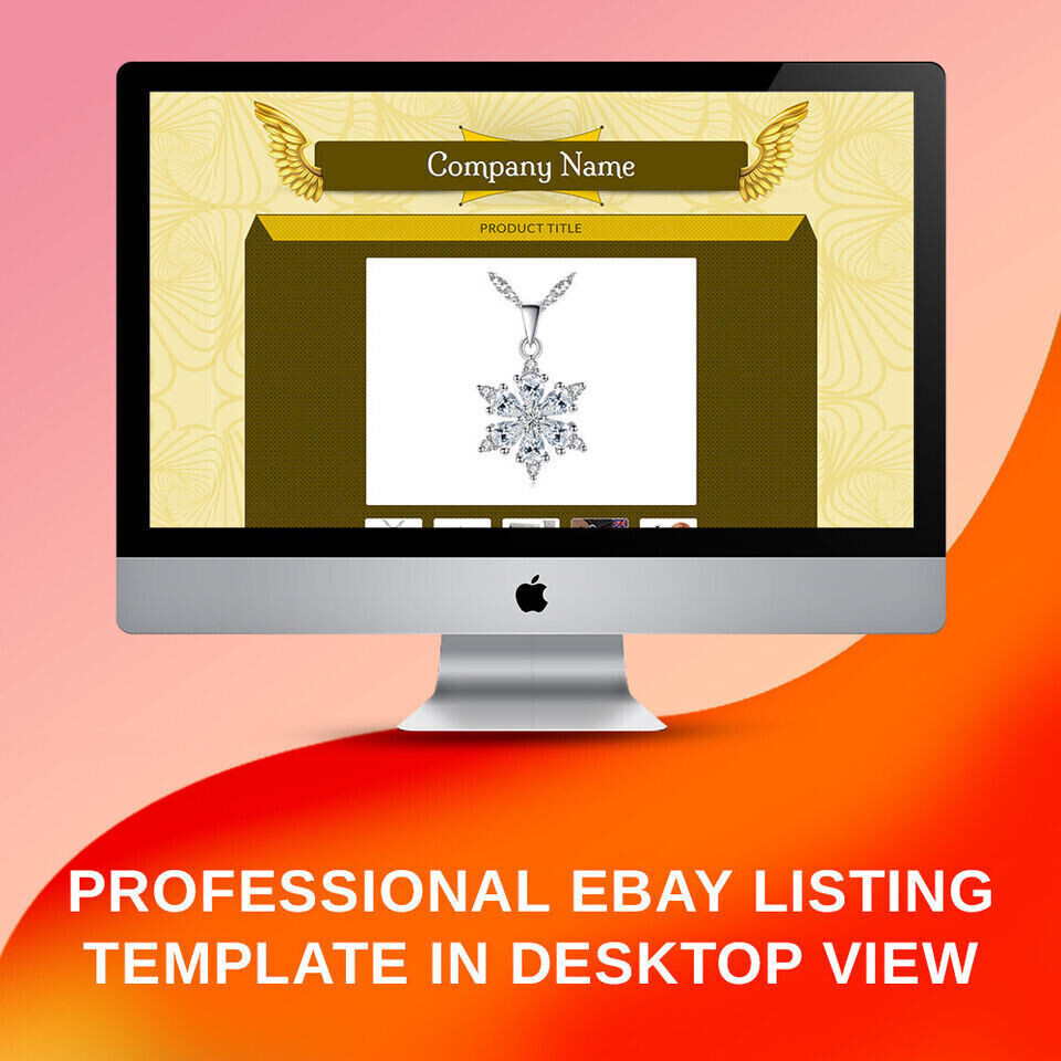 Professional eBay Mobile Responsive eBay Listing Template Auction Template
