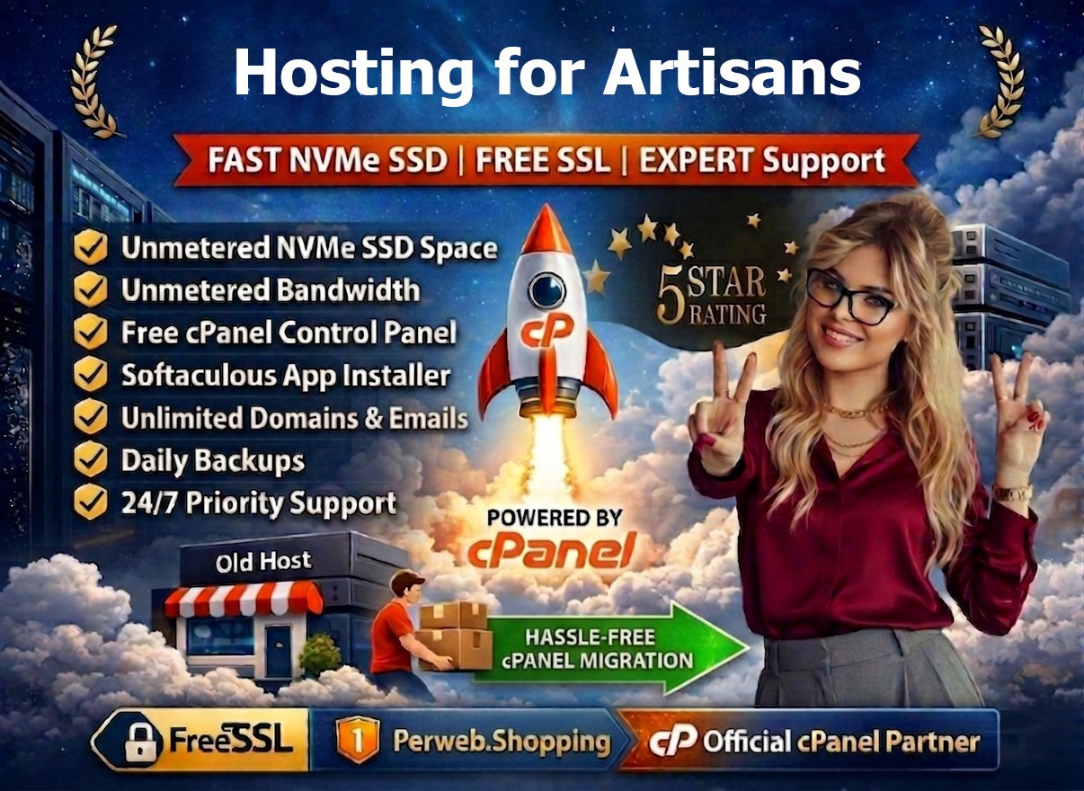 Hosting for Artisans – 🎭Unlimited Fast SSD, SSL, 24/7 Support | Just $14.99/Yr