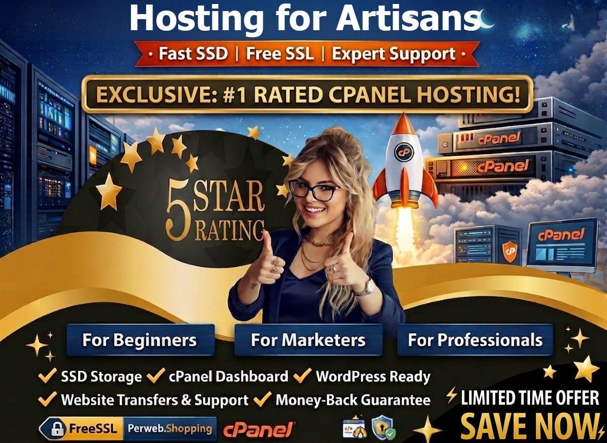 Hosting for Artisans – 🎭Unlimited Fast SSD, SSL, 24/7 Support | Just $14.99/Yr
