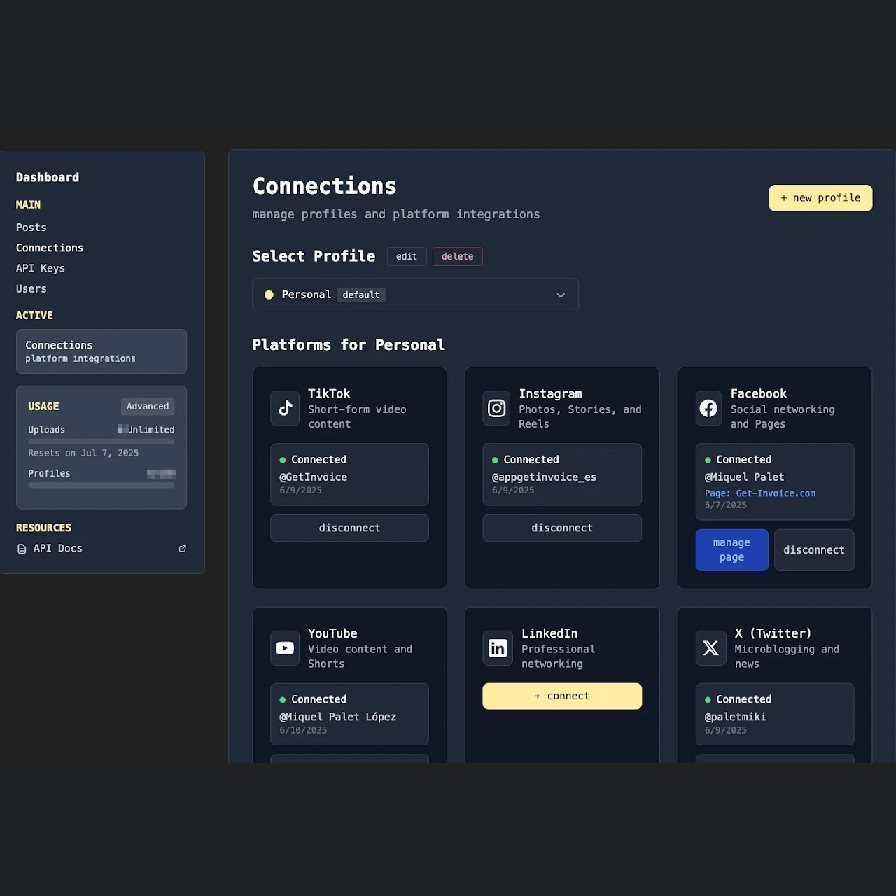🥷 Social Media Scheduler ‒ 1-Year | Manage 13 Social Accounts | Unlimited Posts