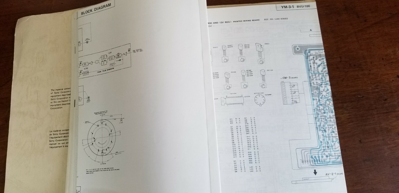 Sony BVU-100 CLP-500 AC-5000 Technical Professional Manual 3rd Edition