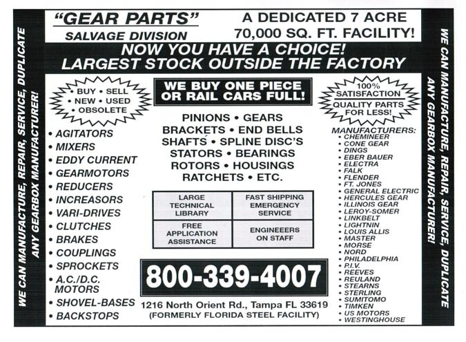 Lightnin gear 85q mixer parts only