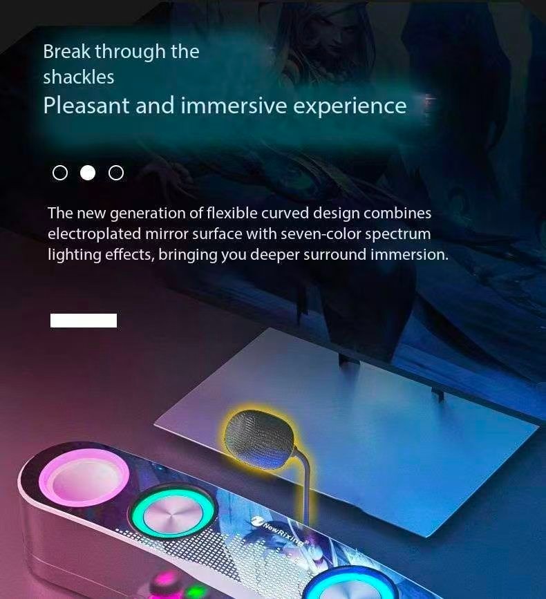 Gaming computer speakers high-quality home desktop Bluetooth audio