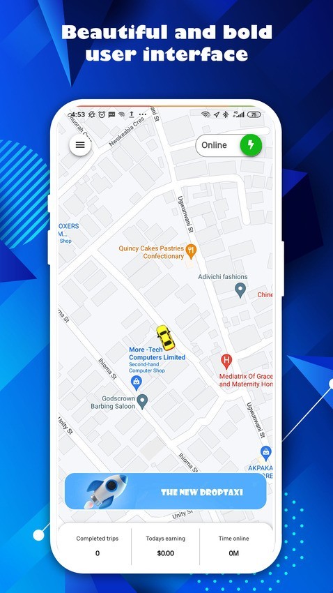 Dropio White Label Taxi Booking App | Android Ride-Hailing Software, Admin Panel