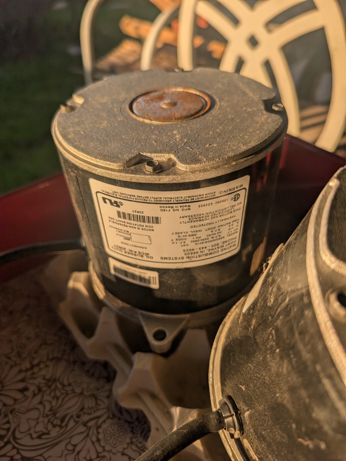 120v motors 1/7 HP new Wayne Combustion Systems
