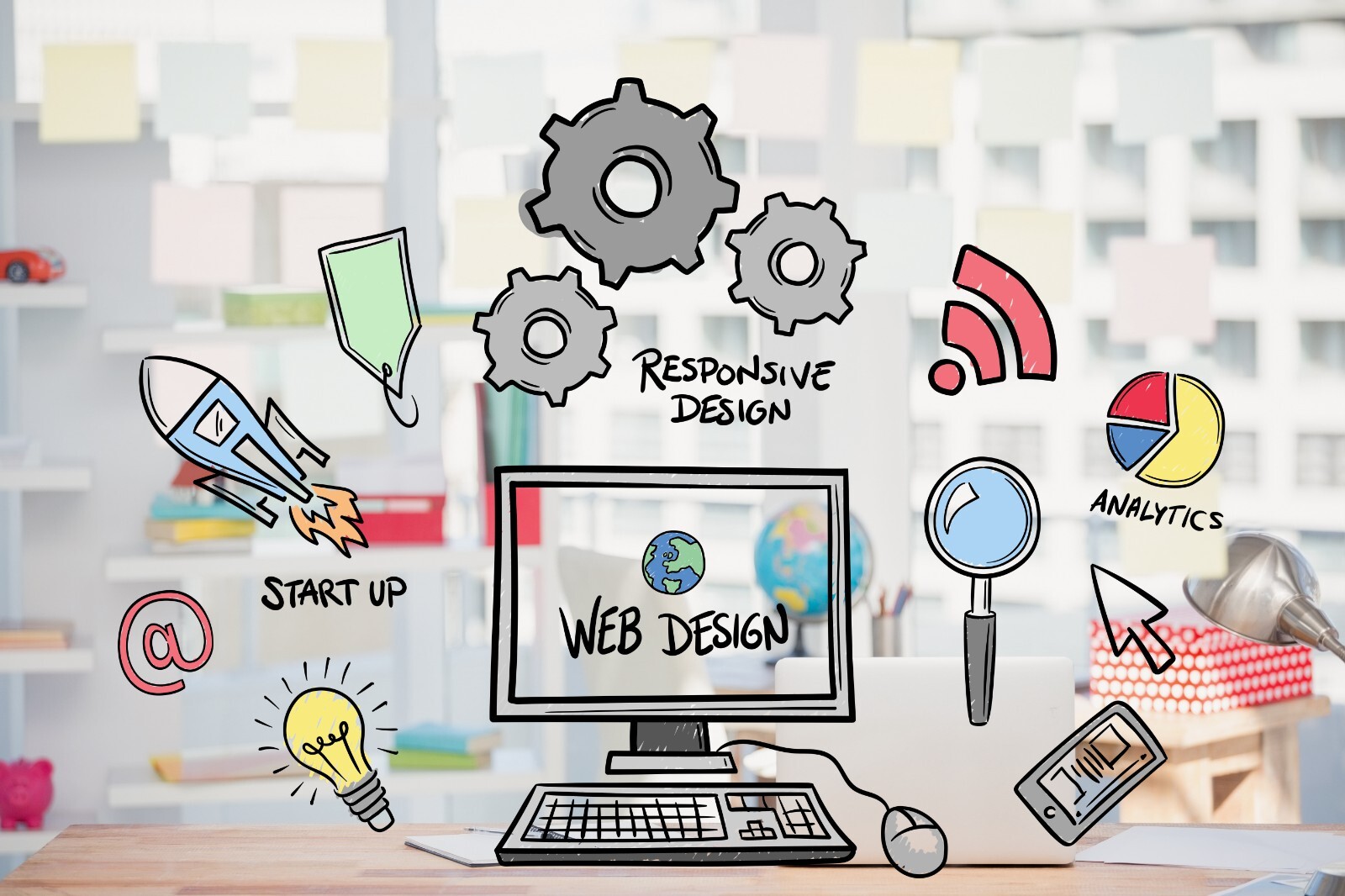Website Design 5 pages, Social Media Integration, Basic SEO, Contact Form