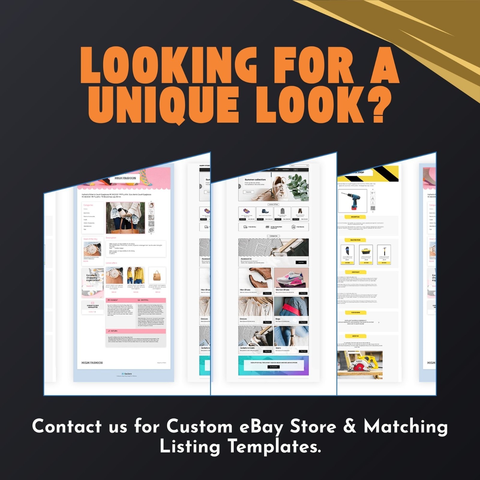 eBay Listing Template HTML Mobile Responsive Beauty Skincare Cosmetics 2026✅