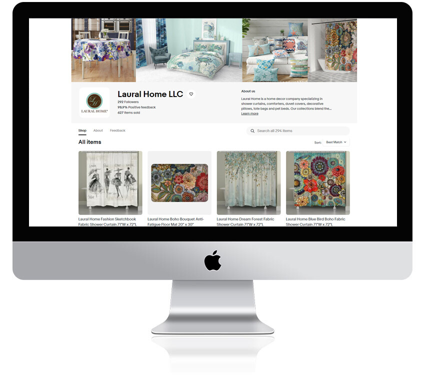 Ebay Template Responsive Store & Listing Template banner slider design FREE LOGO